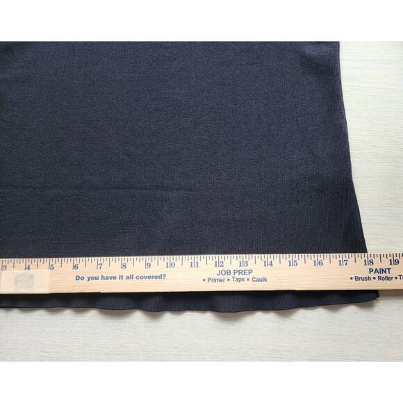 TOP/BLOUSE-INC-INTERNATIONAL CONCEPTS-Black-Silver Sequin Neckline-3/4 Sleeve-XL - Picture 12 of 14